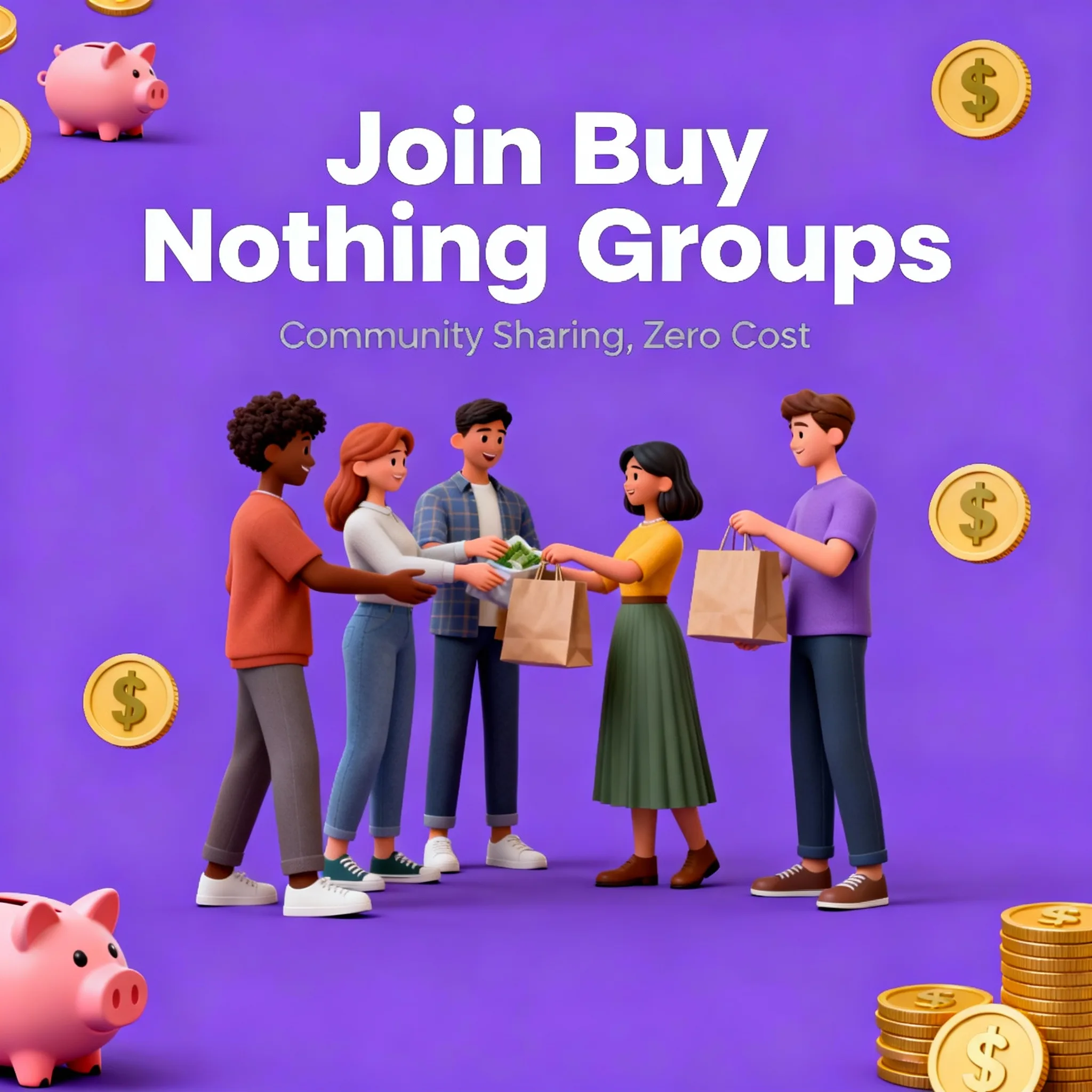 Buy nothing groups help families save money with free community exchanges and local swaps